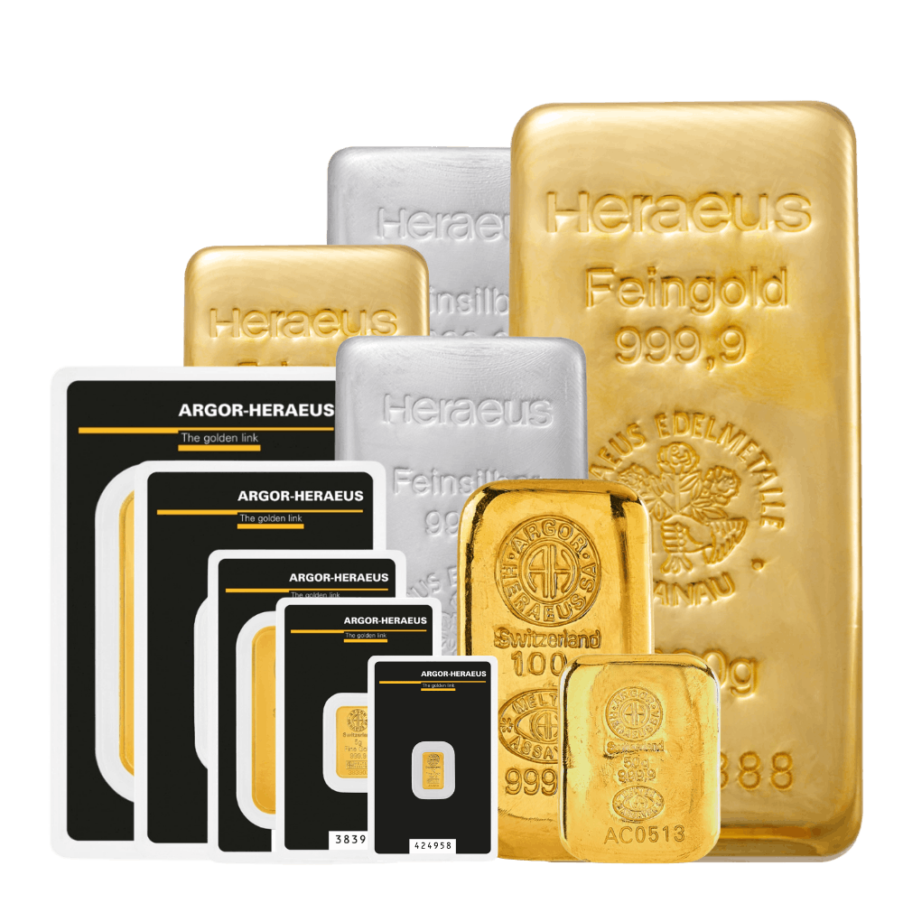 buy Argor-Heraeus minted and cast bars