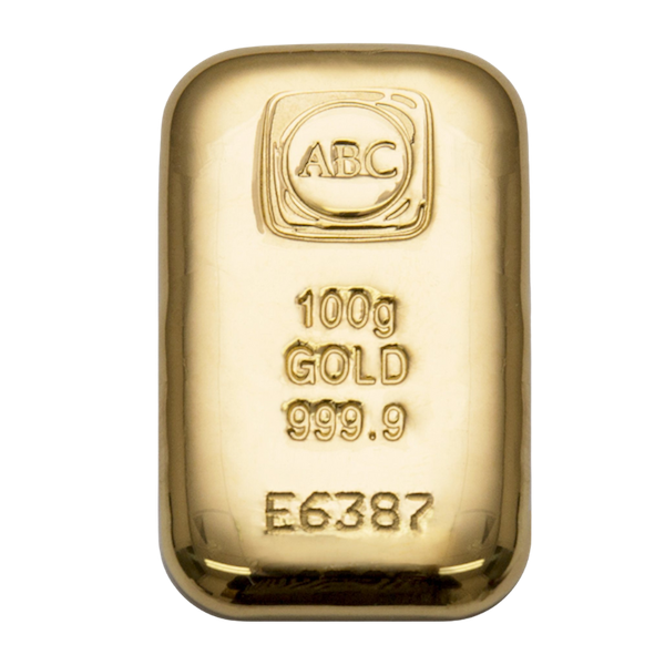 100g 999 Gold Bar