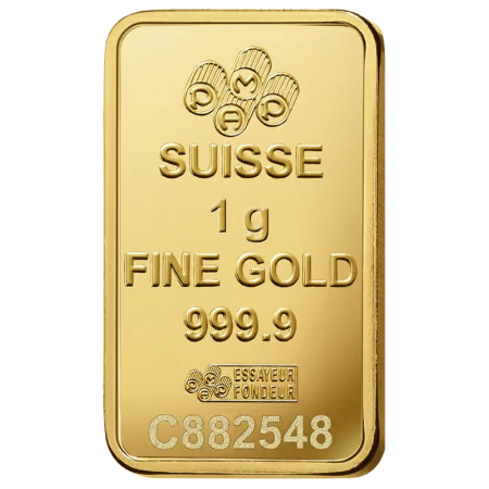 1g 999 Gold Bar