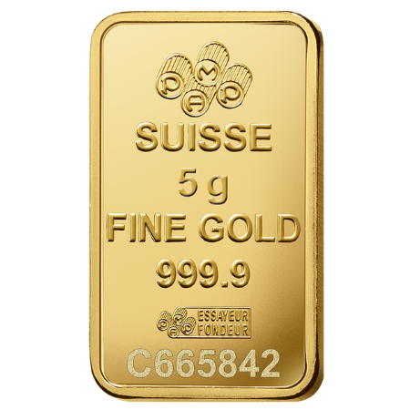5g 999 Gold Bar