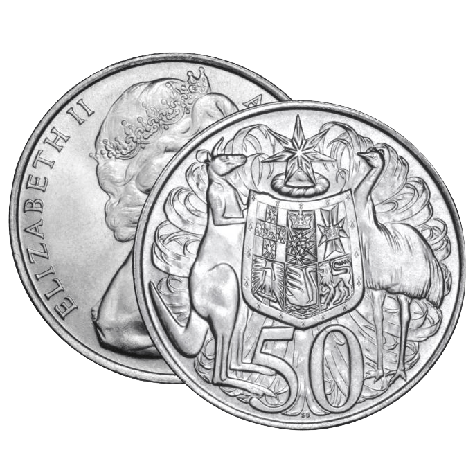 1966 50c Silver Round Coin